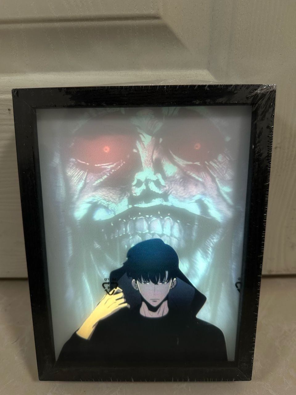 Solo Leveling LED Light Frame 17x23 cm – Anime Backlit Art Decor