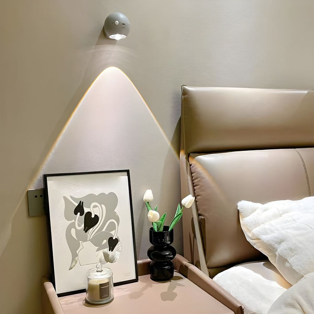 Rechargeable Modern Magnetic Wall Lamp with Warm Light