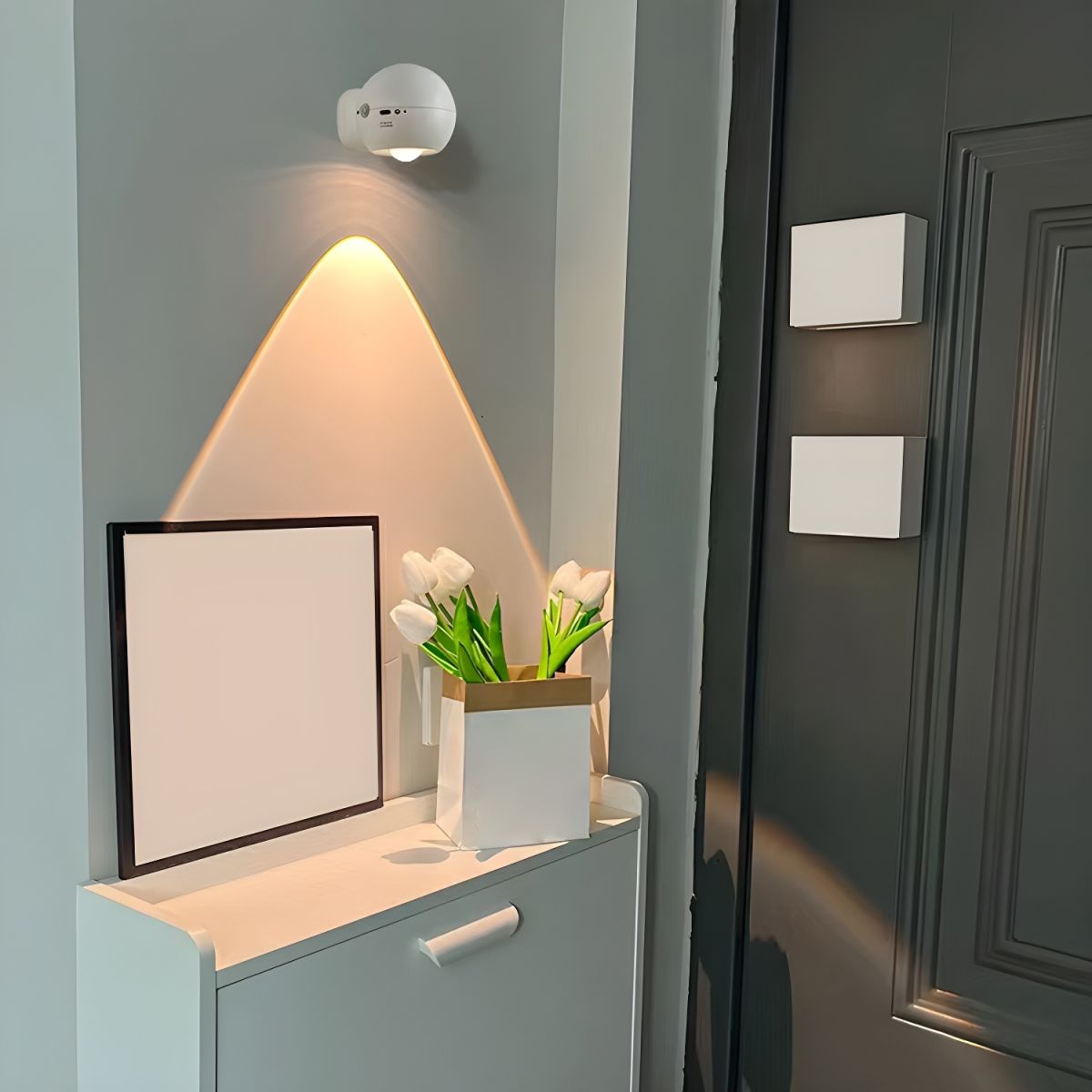 Rechargeable Modern Magnetic Wall Lamp with Warm Light