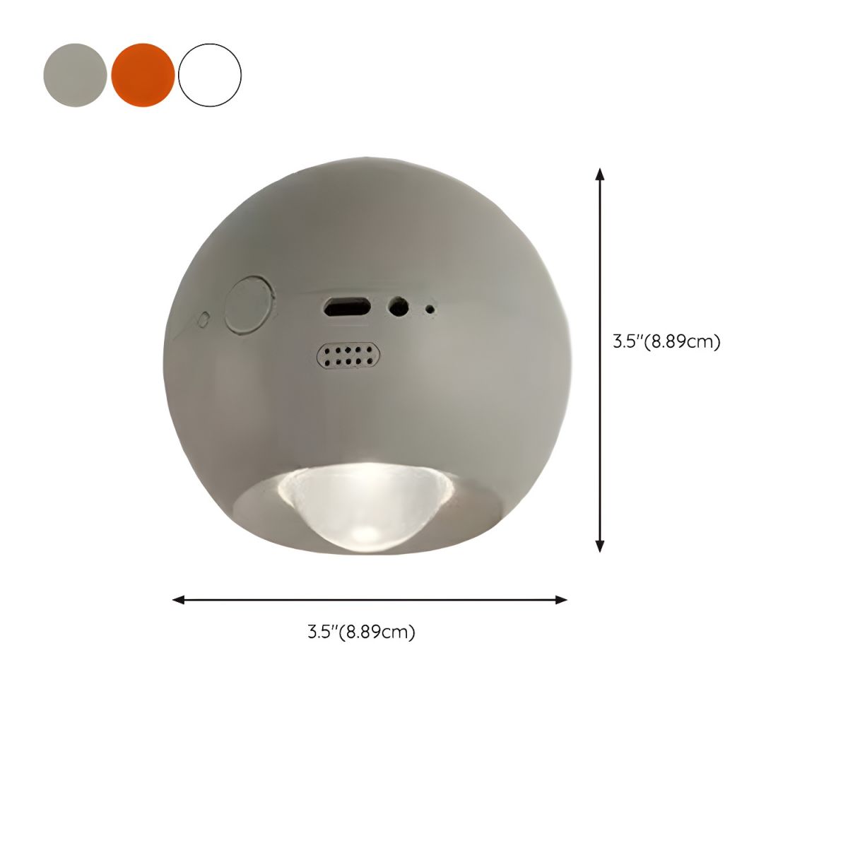 Rechargeable Modern Magnetic Wall Lamp with Warm Light