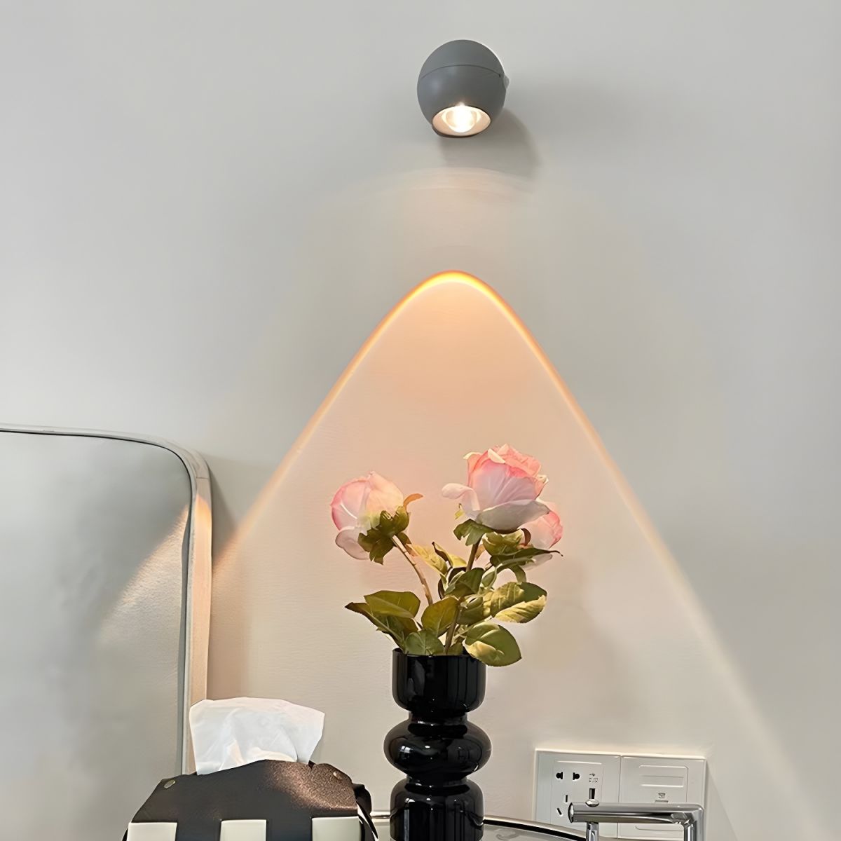 Rechargeable Modern Magnetic Wall Lamp with Warm Light