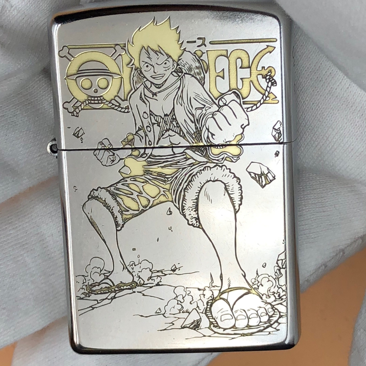 Genuine Zippo L.u.ff.y – 2-Sided Deep Engraved On.e Pie.ce Lighter