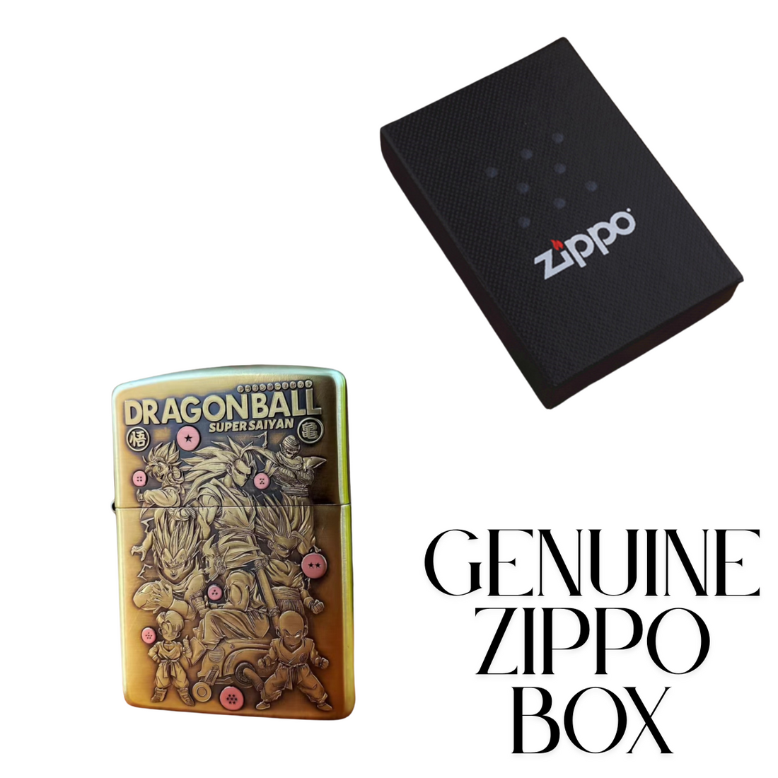 Dragon Ball 3D Relief Zippo Lighter - Collectible Anime Design for Fans