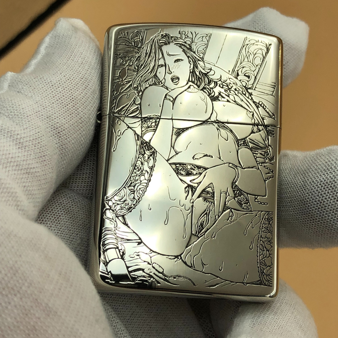 Custom Metal Lighter – Artistic Engraving