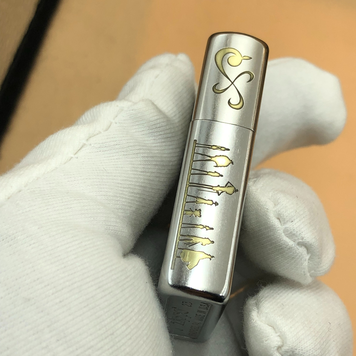 Genuine Zippo Nami – 3-Sided Deep Engraved One Piece Lighter