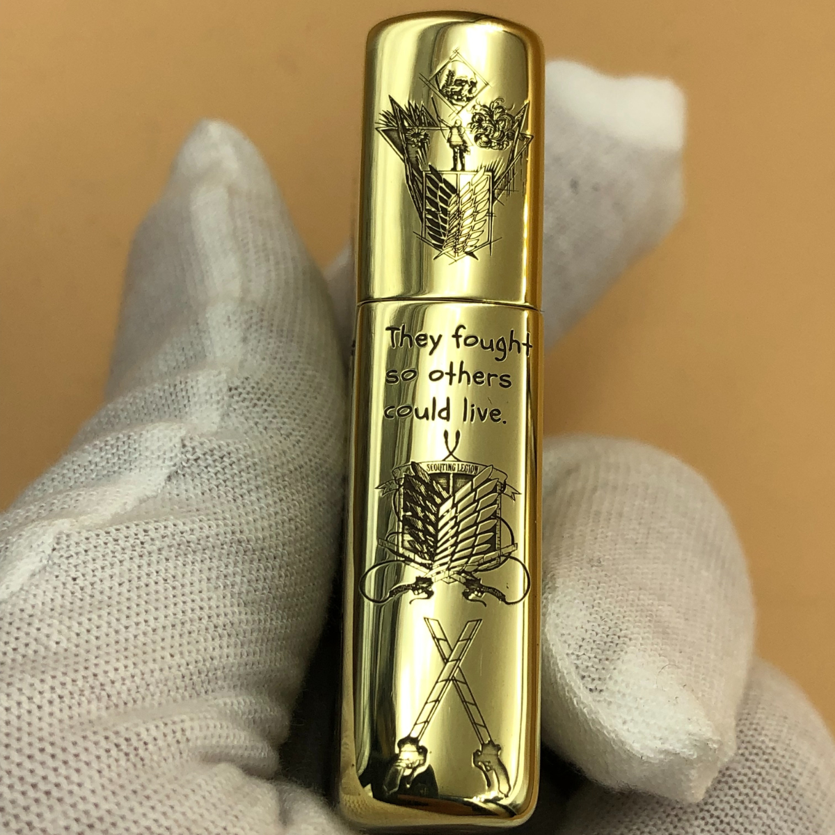 Attack on Titan Levi & Erwin Memorial Zippo – Limited Edition (1 of 100)