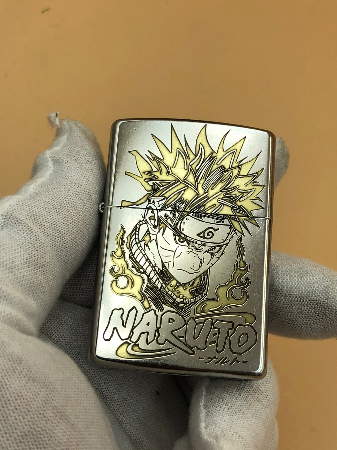 N.a.r.uto Zippo Lighter – Deep Engraved Classic Street Chrome Collectible Gift