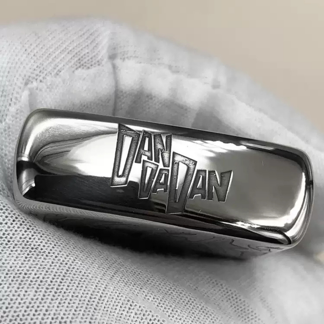 Okarun & Ken Takakura Engraved Anime Lighter - Premium Windproof Kerosene Refillable Gift for Dandadan Fans