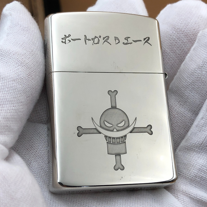ZORRO Lighter Ace – 4-Sided Deep Engraved Cupronickel Anime Flame