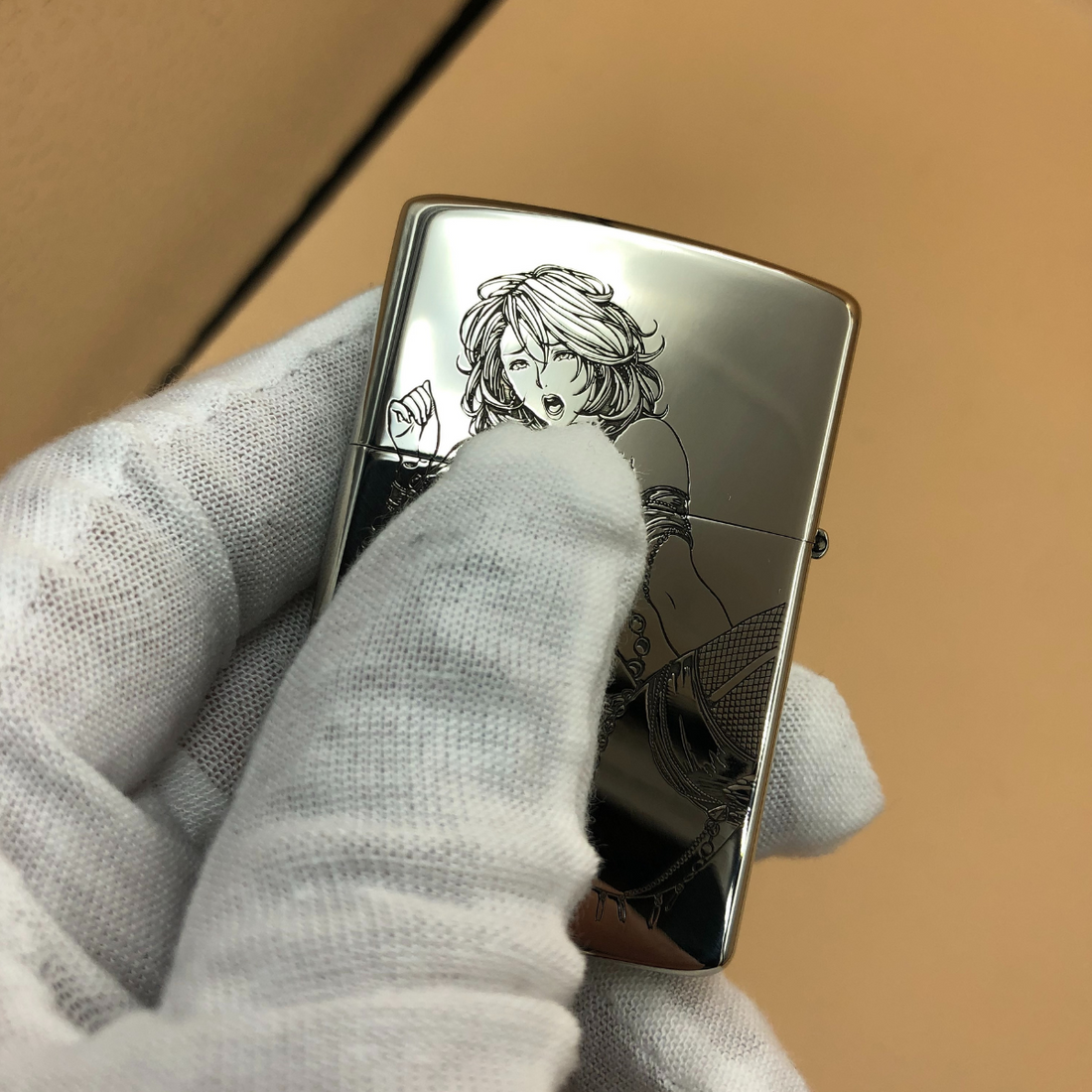 Custom Metal Lighter – Artistic Engraving