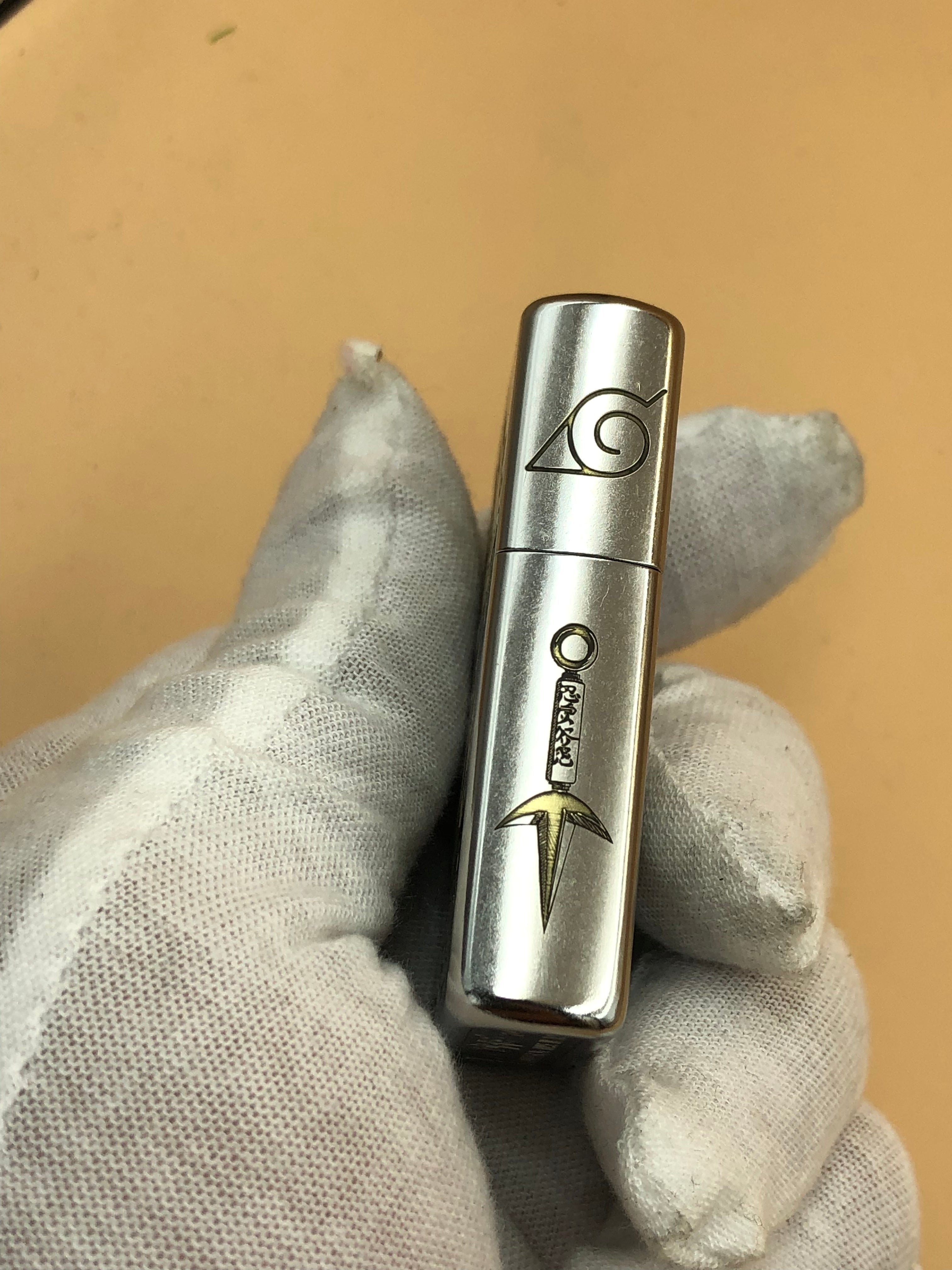 N.a.r.uto Zippo Lighter – Deep Engraved Classic Street Chrome Collectible Gift