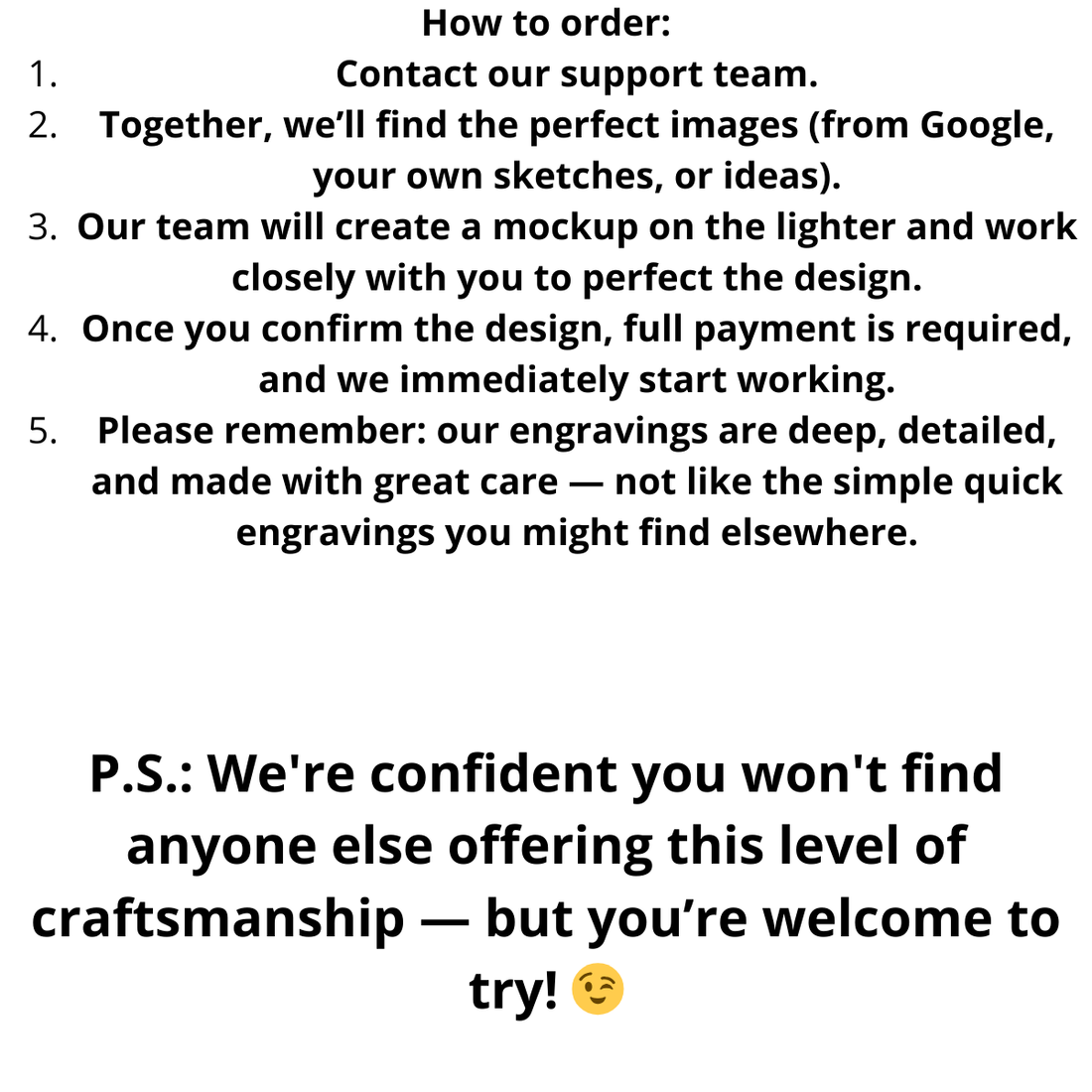 Private Customization Made-to-Order Lighter – Moklax®