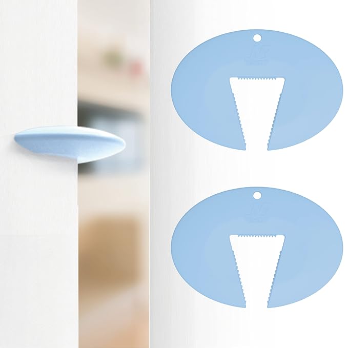Durable Silicone Door Stopper for Babies. Prevents Finger Pinch Injuries, Slamming Doors.