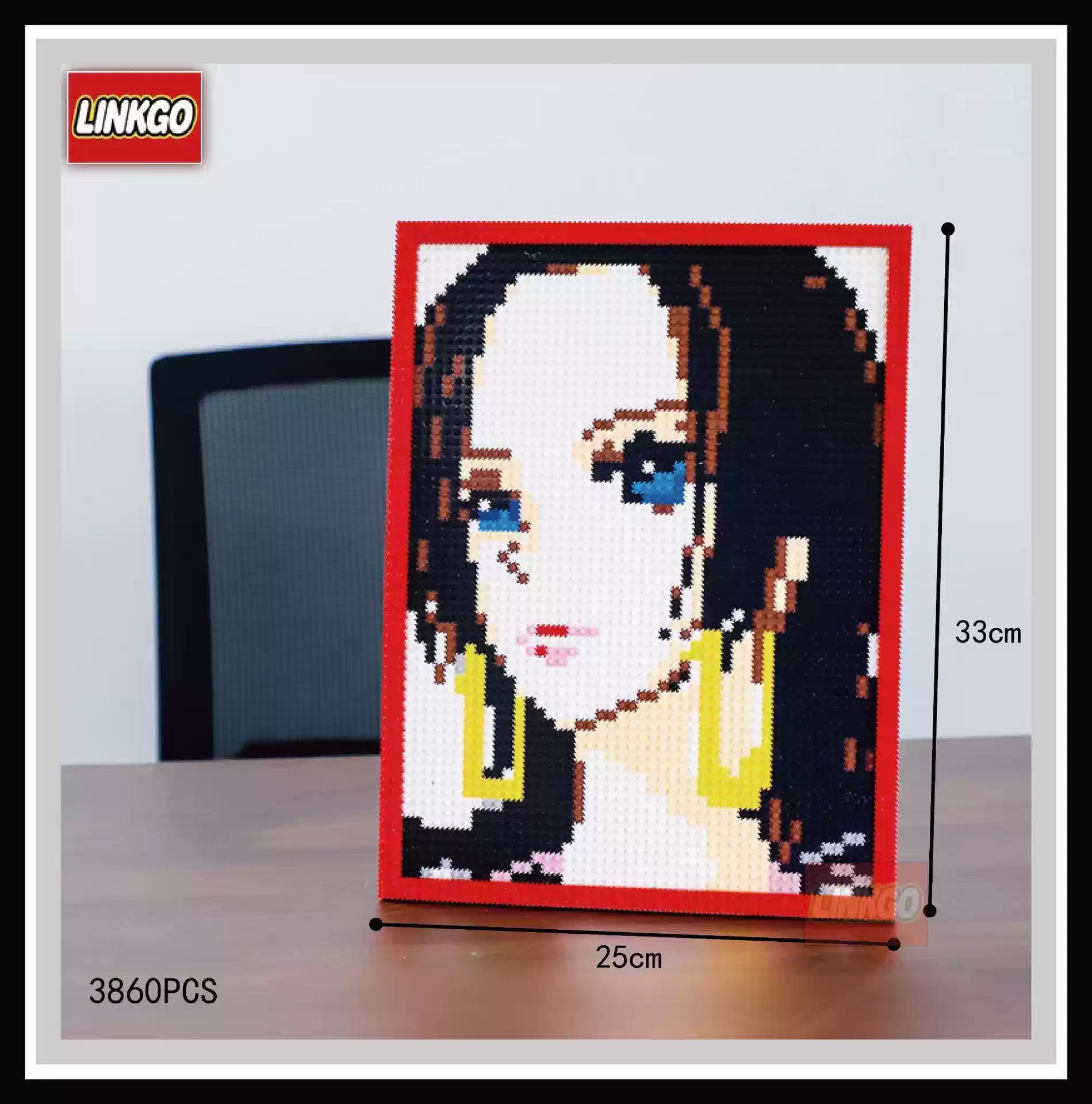 O.ne P.iec.e Pixel Art Mosaic Kit - DIY Art Set for Anime Fans