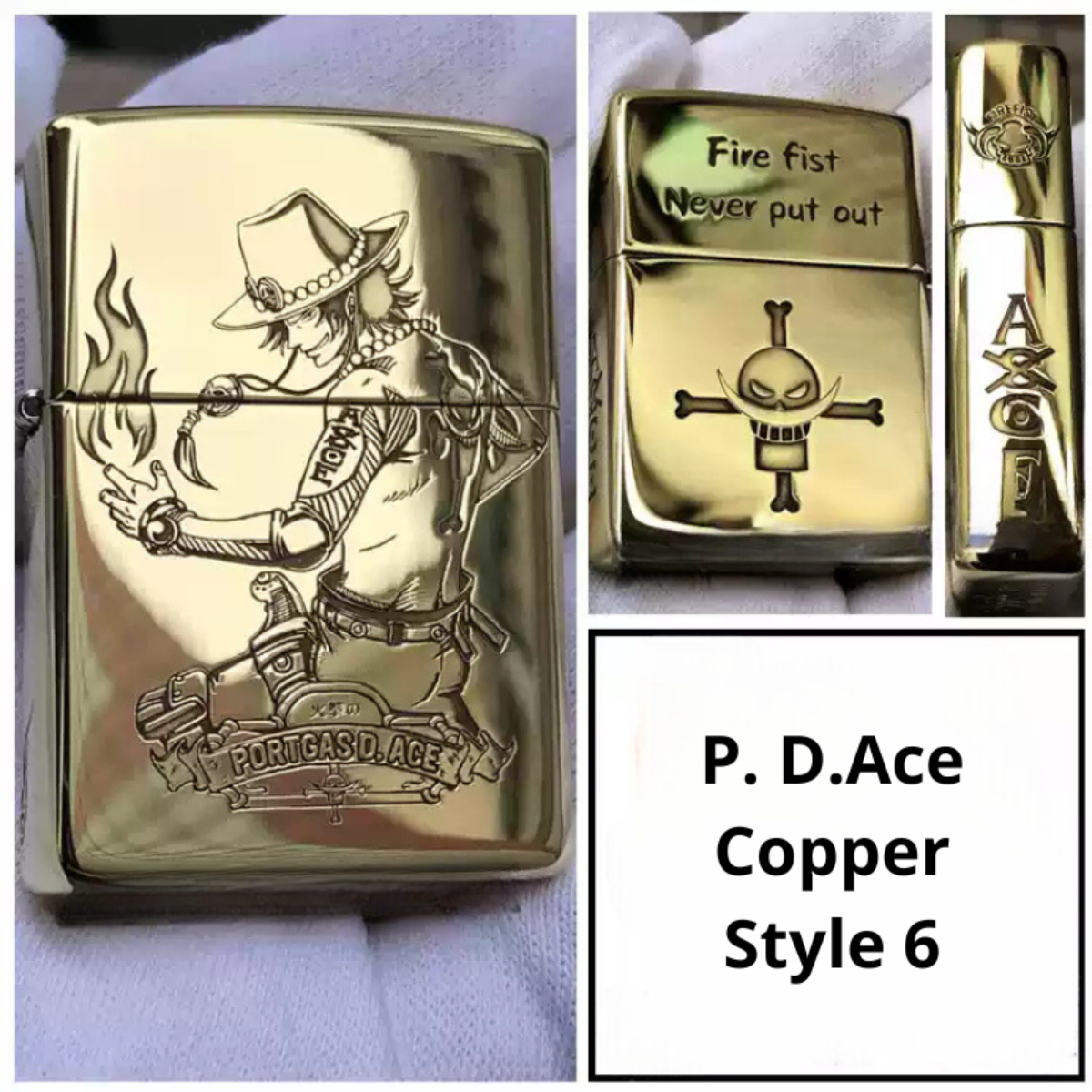 O.n.e Pi.e.c.e Zippo Collection – Exclusive Custom Design for Fans