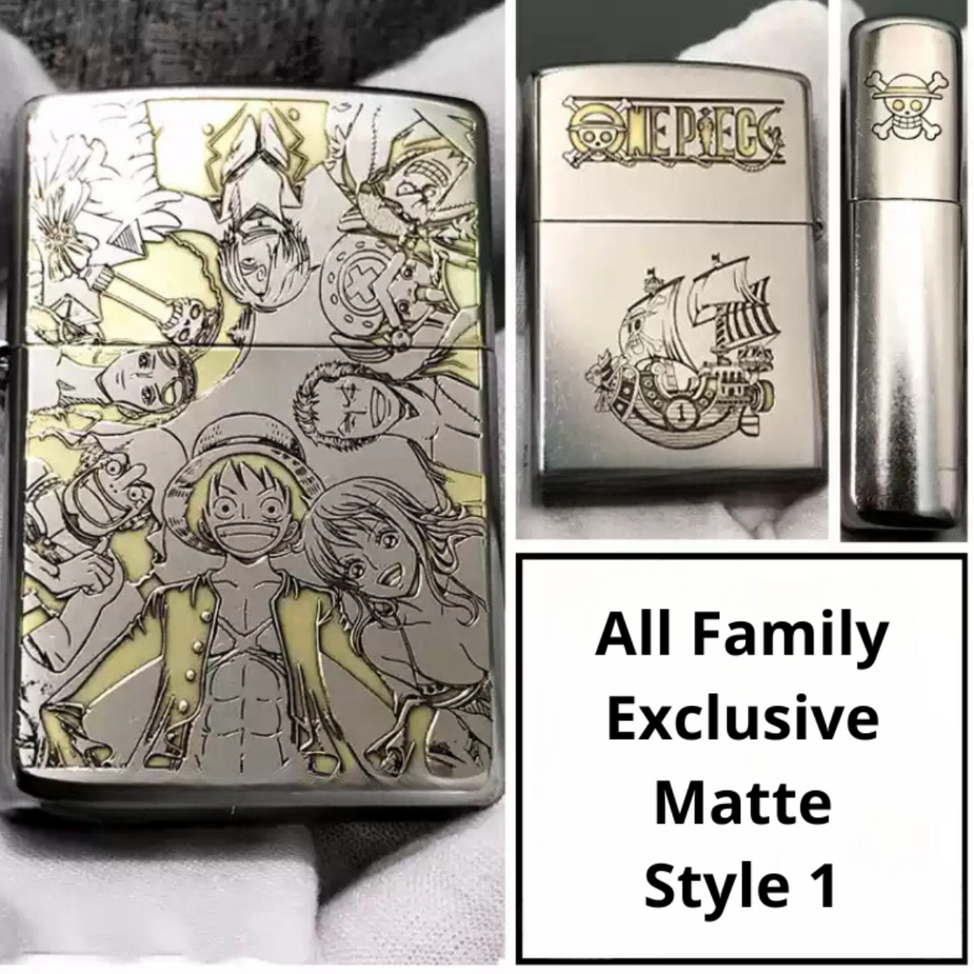 O.n.e Pi.e.c.e Zippo Collection – Exclusive Custom Design for Fans