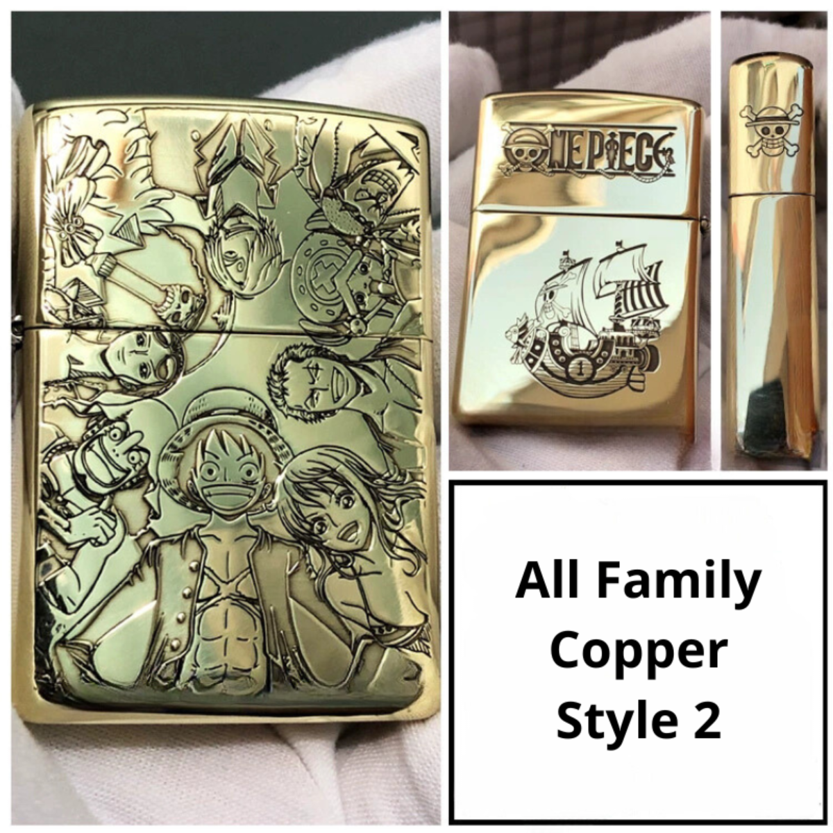 O.n.e Pi.e.c.e Zippo Collection – Exclusive Custom Design for Fans