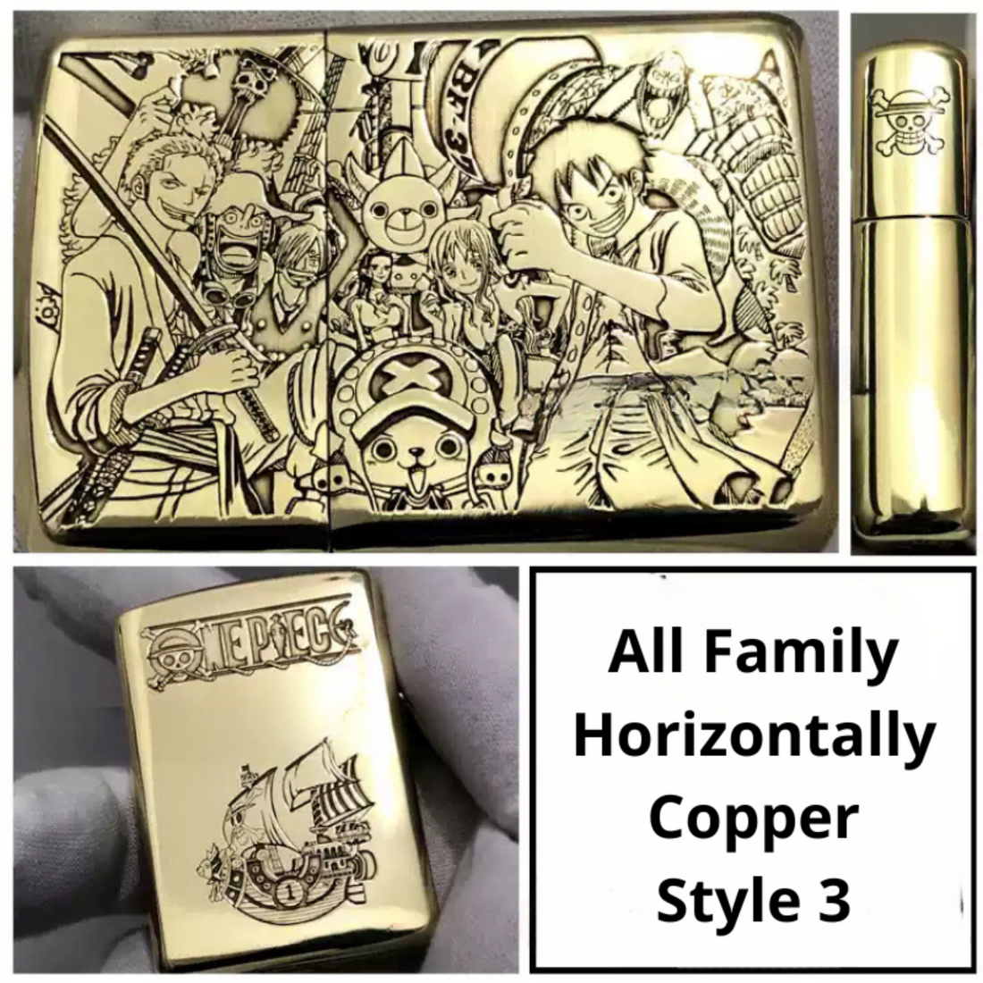 O.n.e Pi.e.c.e Zippo Collection – Exclusive Custom Design for Fans