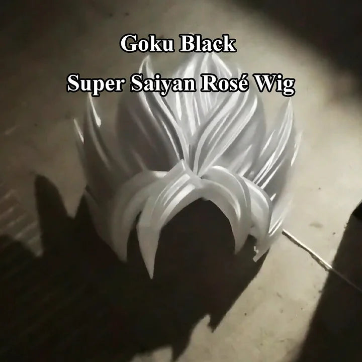 Goku Rosé LED Wig – Lights Up with Your Voice!