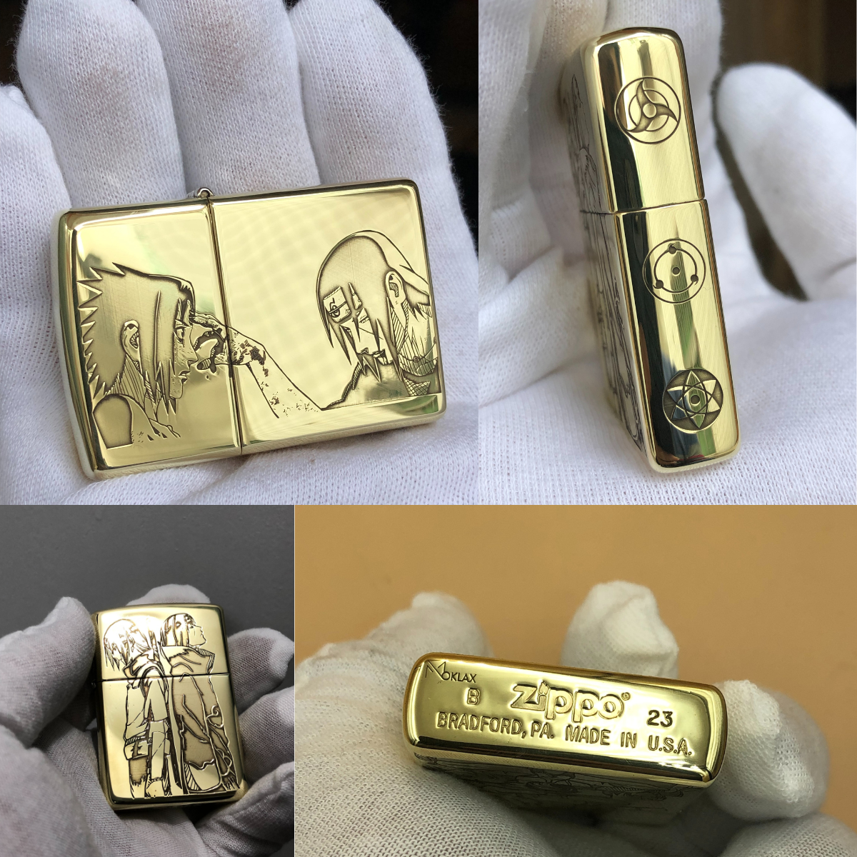 Itachi & Sasuke Uchiha Zippo Lighter