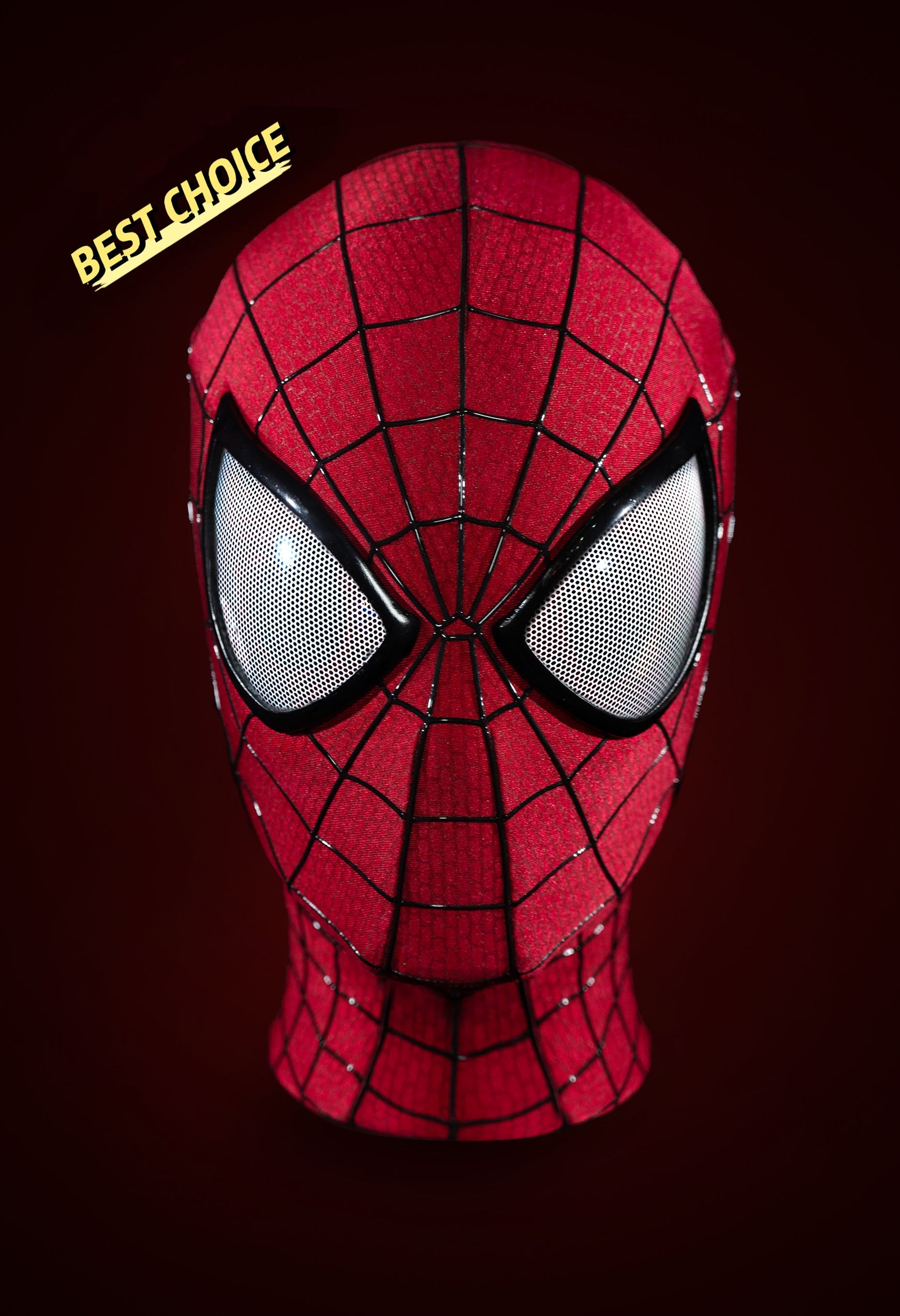 Handmade V5 Full‑Head Mask with Magnetic Lenses – Fan‑Made Marvel Prop