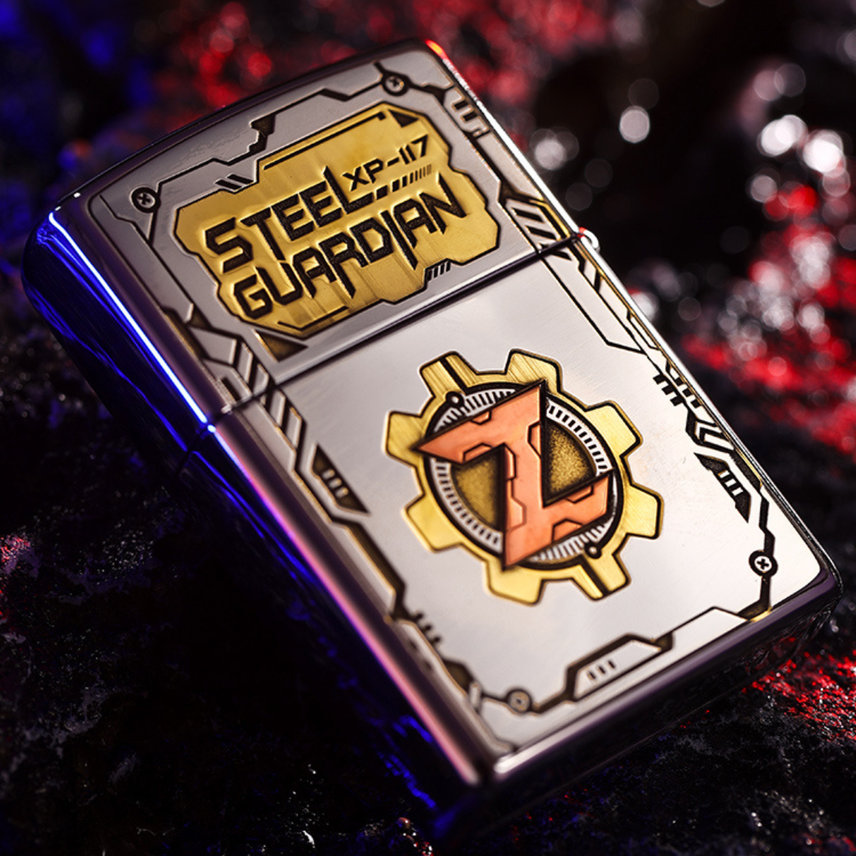 Gundam Zippo Lighter, Deep Carved, Dual-Sided, Limited Edition