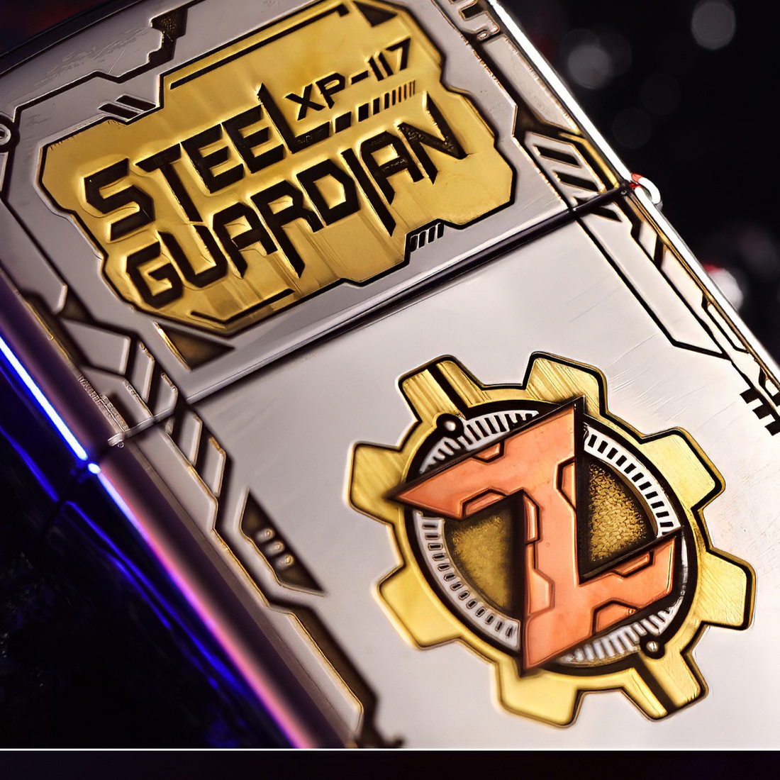 Gundam Zippo Lighter, Deep Carved, Dual-Sided, Limited Edition