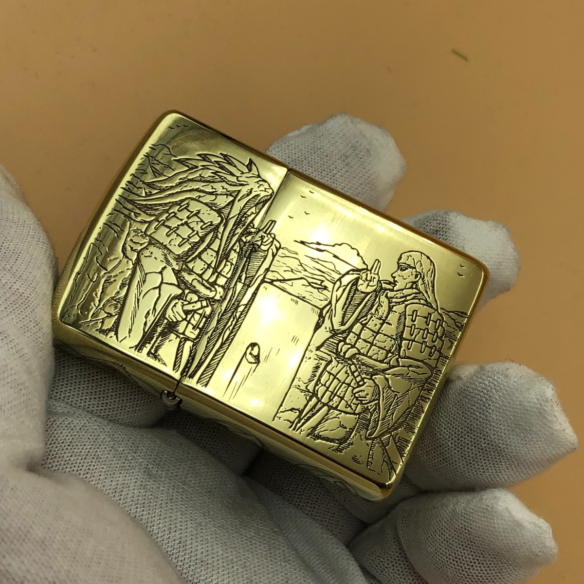 Zippo High Polish Brass Uchiha Legacy Madara Uchiha Unique Gift For Men