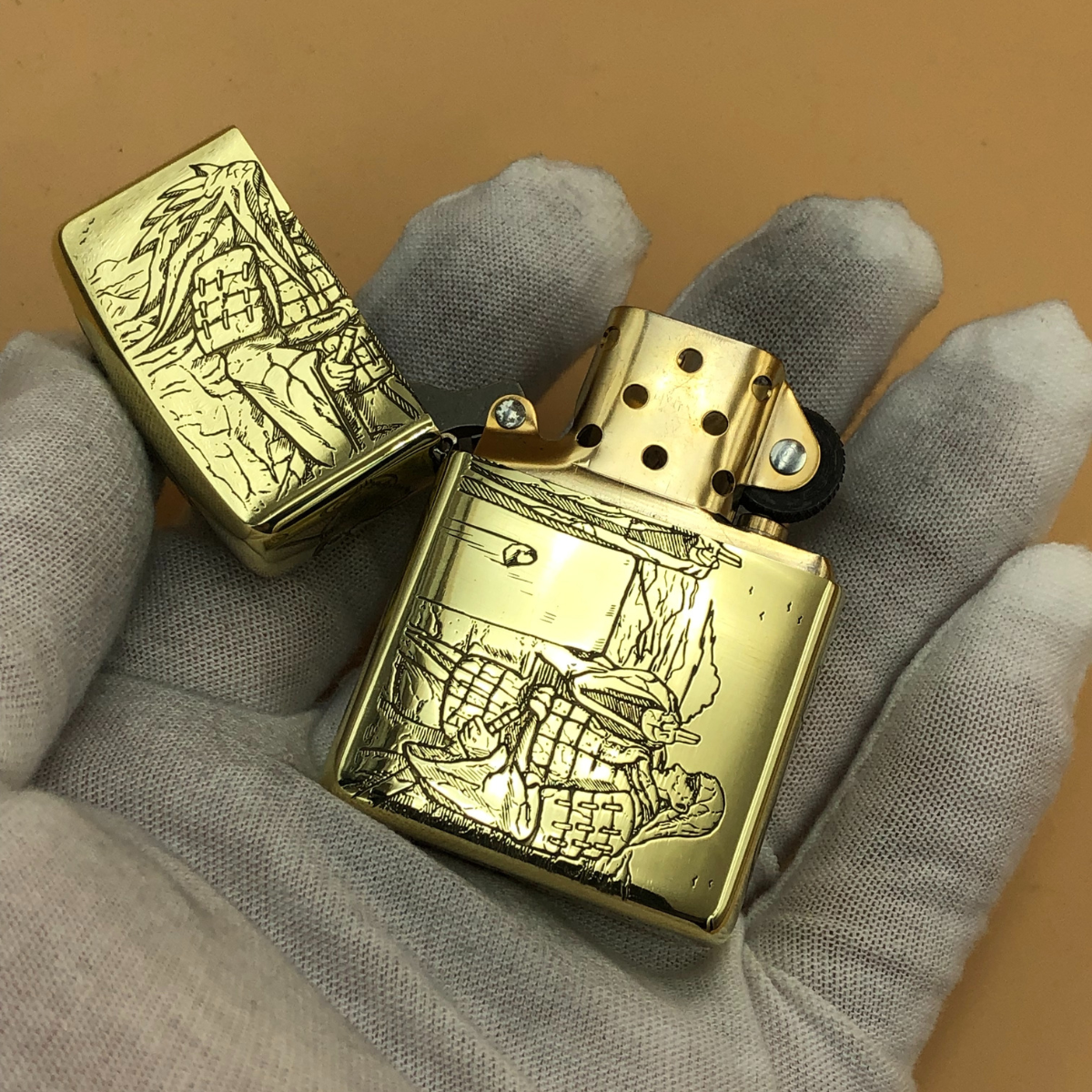 Zippo High Polish Brass Uchiha Legacy Madara Uchiha Unique Gift For Men