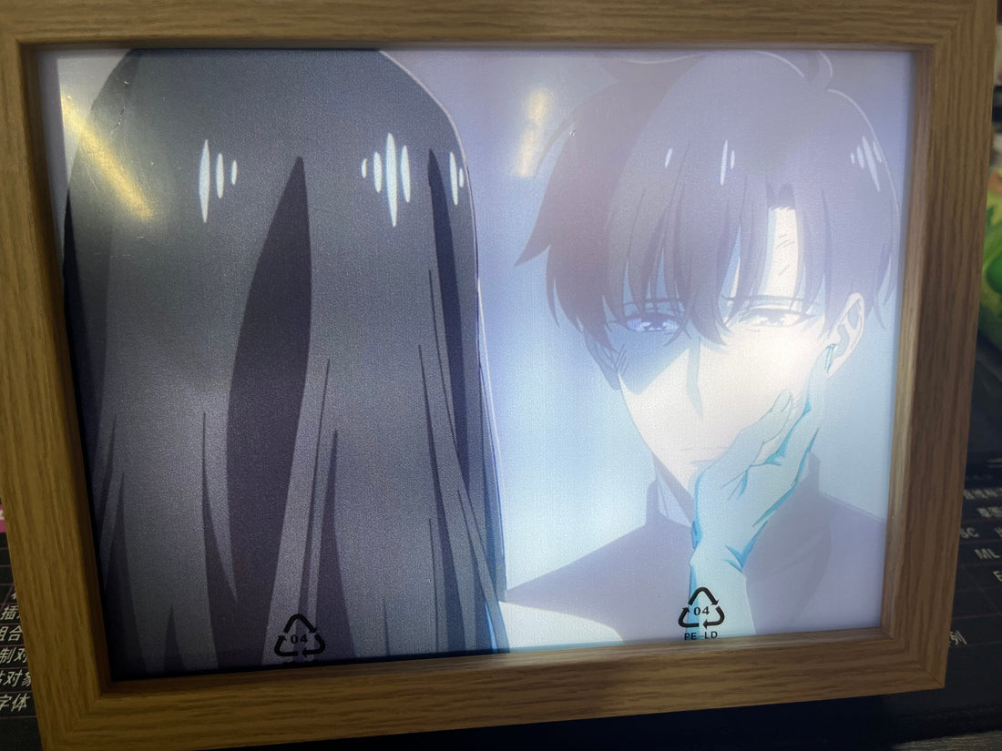 Solo Leveling LED Light Frame 17x23 cm – Anime Backlit Art Decor