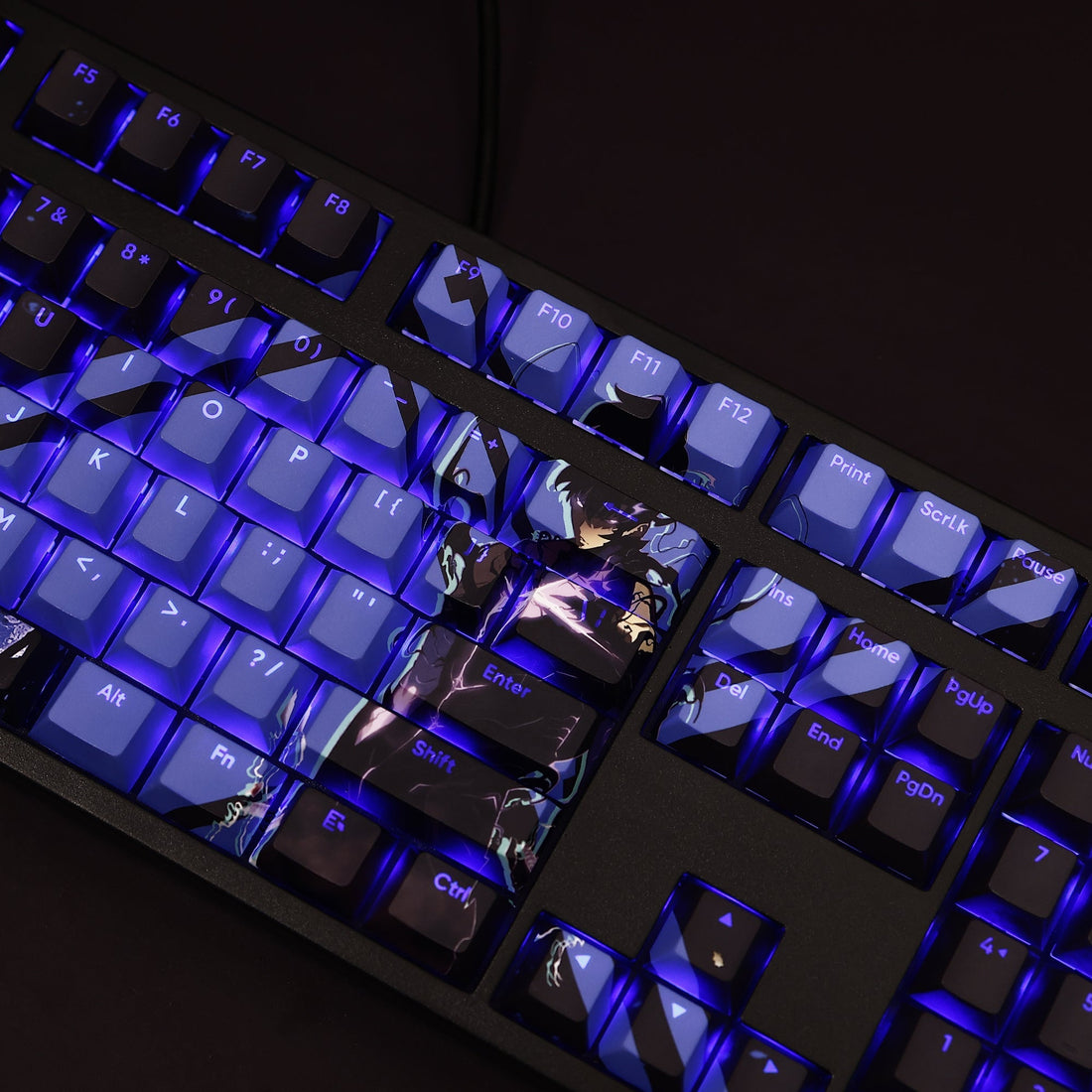 Solo Leveling Keycap Set – Custom Anime Keycaps for Mechanical Keyboards