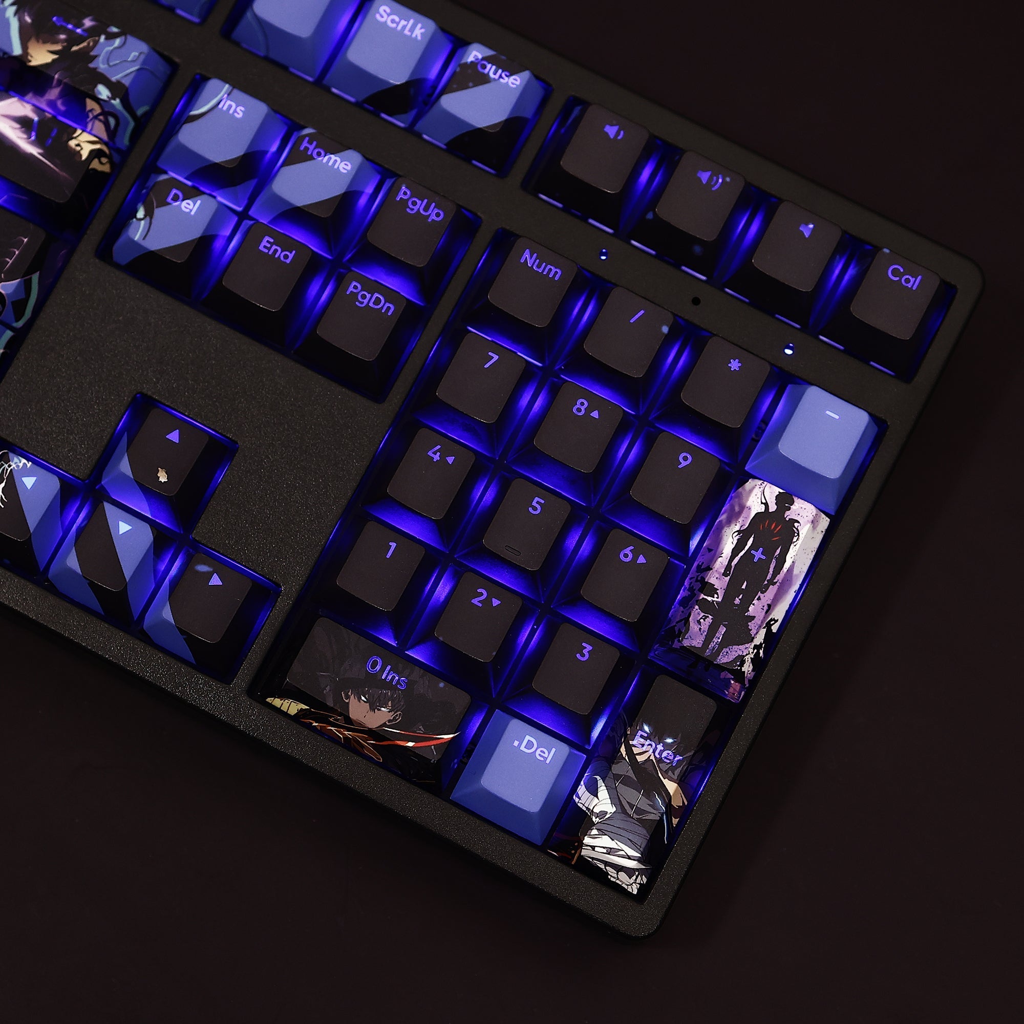 Solo Leveling Keycap Set – Custom Anime Keycaps for Mechanical Keyboards
