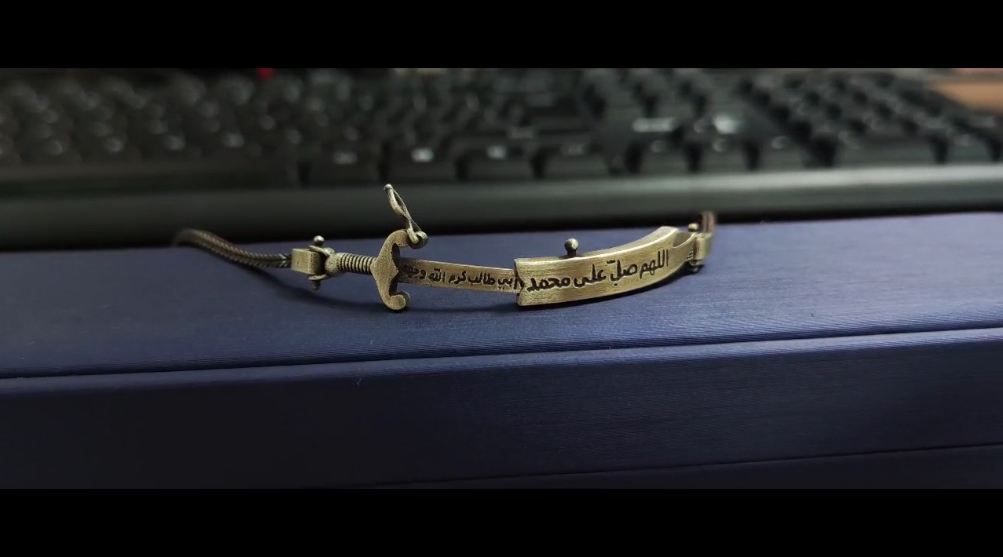 Gaminin™ Custom Arabic Zulfiqar Sword Bracelet – Pure 925 Silver with Personalized Engraving