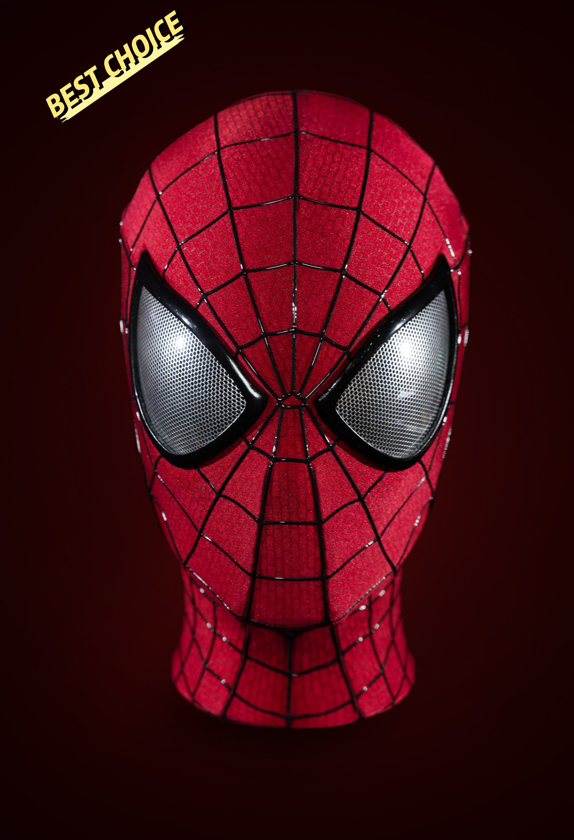 Handmade V5 Full‑Head Mask with Magnetic Lenses – Fan‑Made Marvel Prop