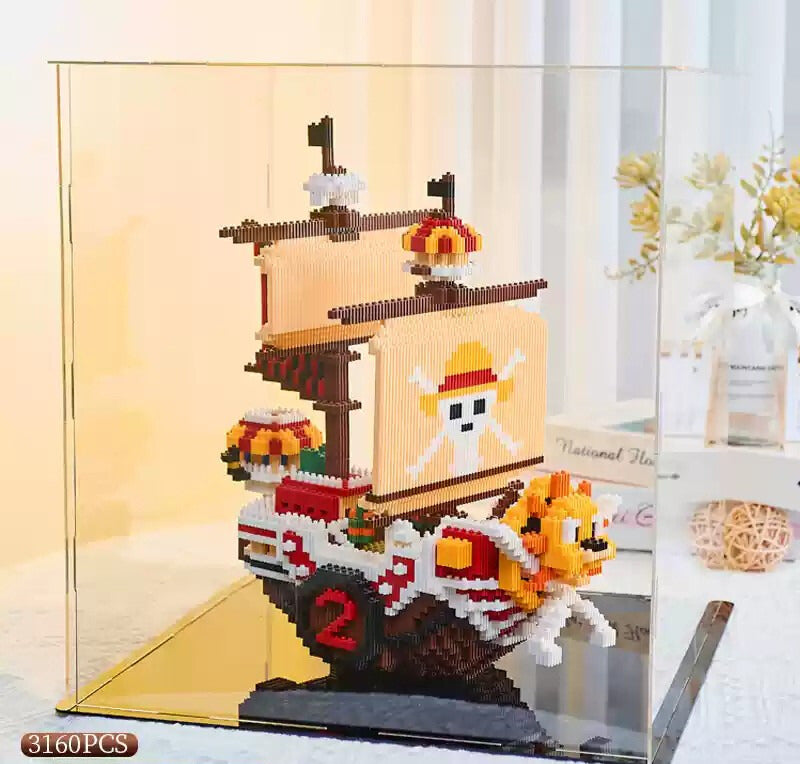 O.ne P.iec.e Pixel Art Mosaic Kit - DIY Art Set for Anime Fans