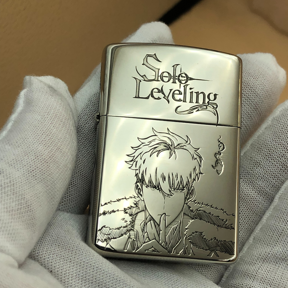 Solo Leveling Lighter - Deep Engraved Sung Jin-Woo & Beru