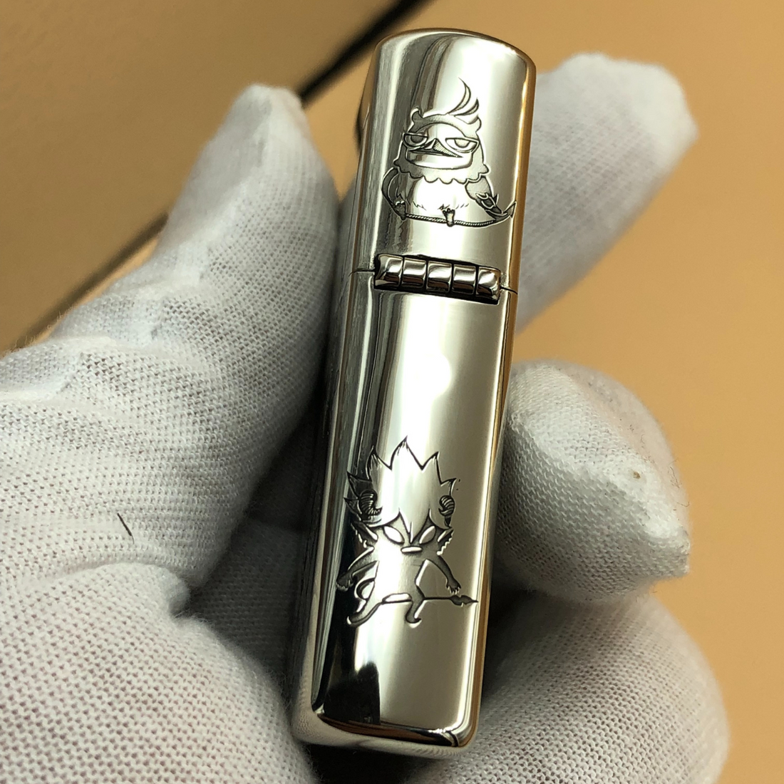 Black Clover Custom Lighter - Liebe & Asta Engraved Metal Design