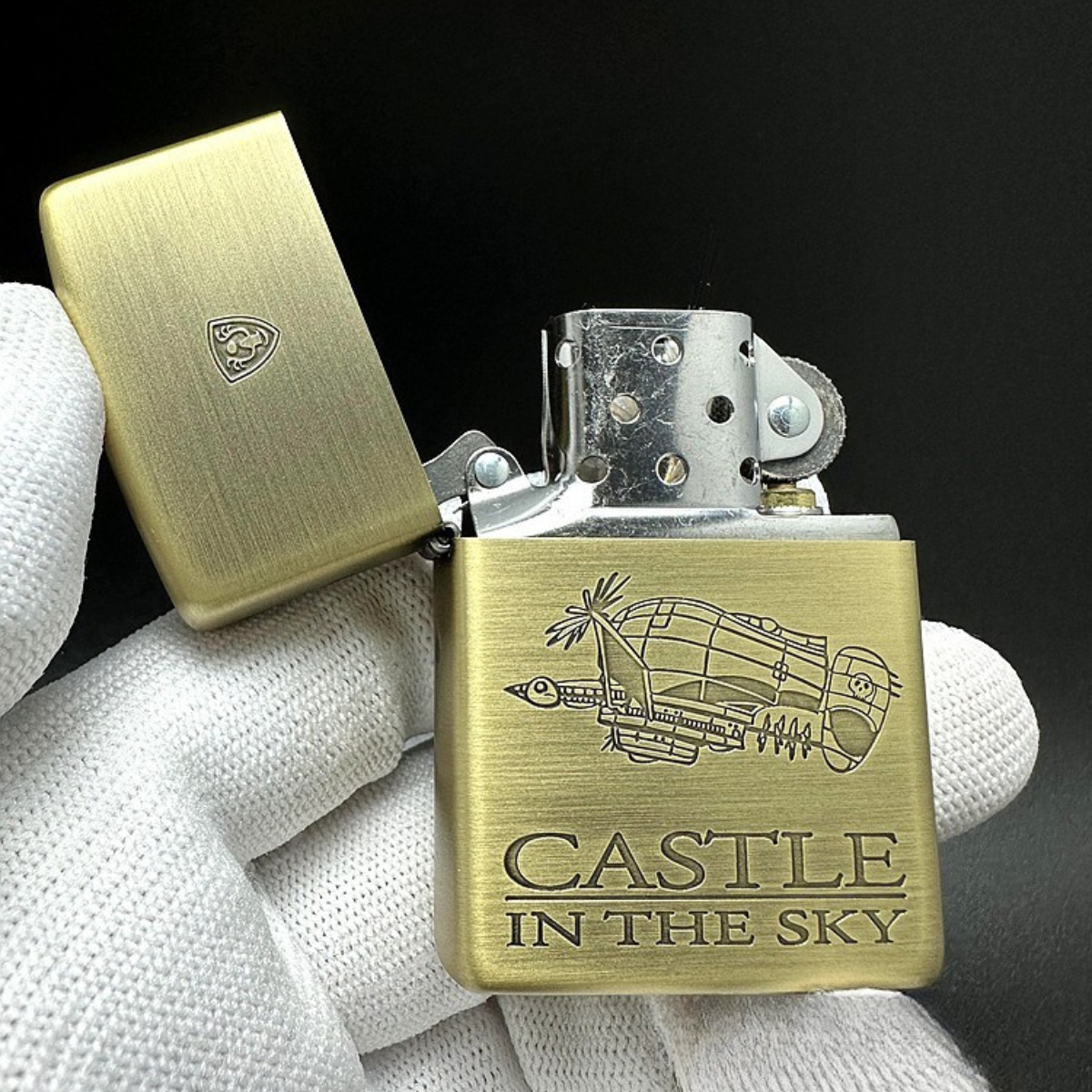 Castle in the Sky & Howl Anime | Zippo NZ-14 Brass Lighter