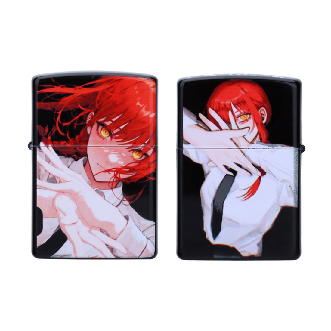 Chainsaw Man 3D Painted Zippo Lighter – Custom Anime Collection