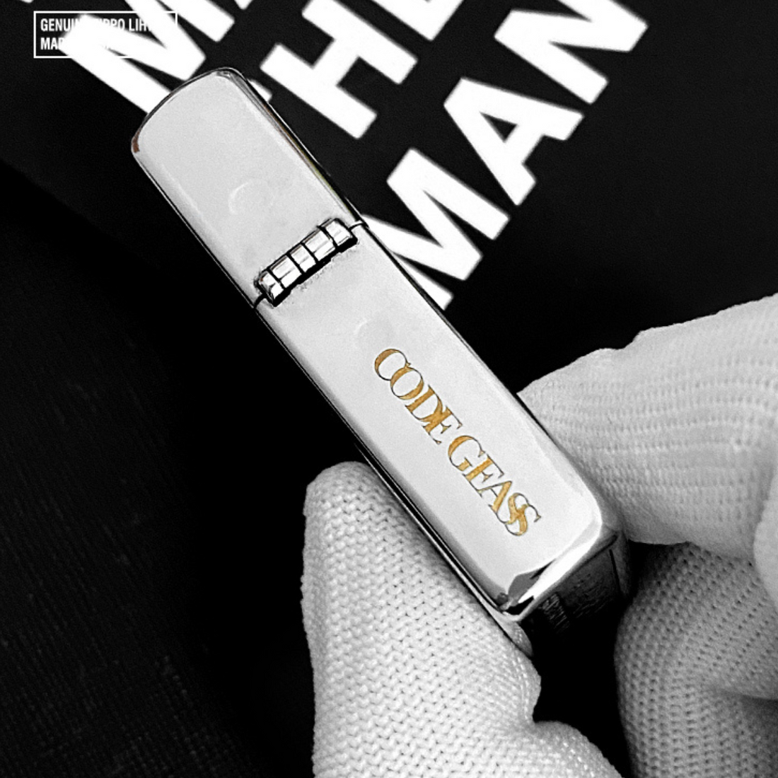 Lelouch Lamperouge Code Geass Zippo Lighter - Four-Sided Engraved