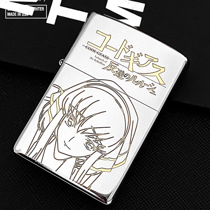 Code Geass CC Engraved Anime Zippo Lighter Limited Edition