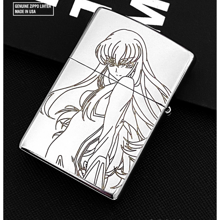 Code Geass CC Engraved Anime Zippo Lighter Limited Edition