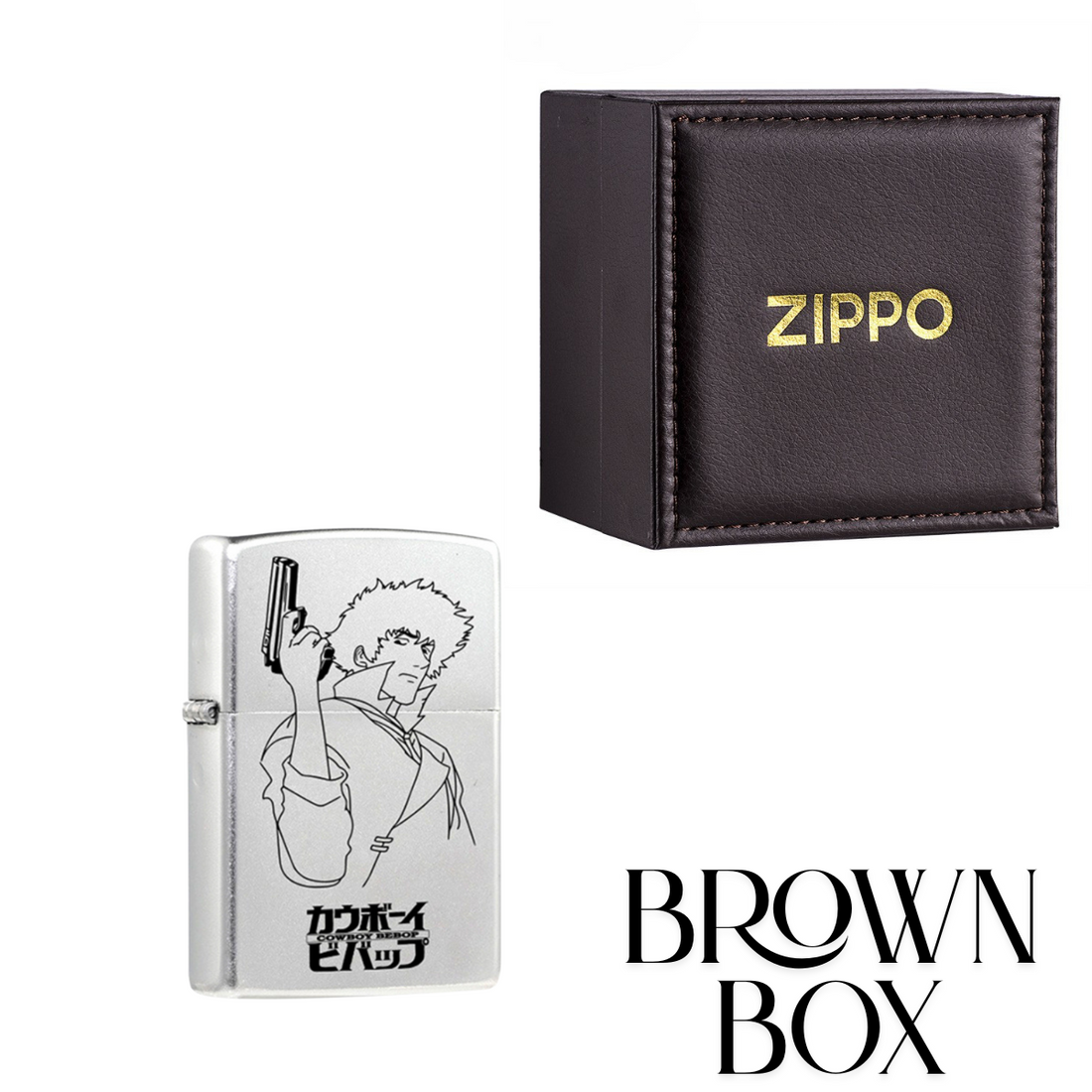 Cowboy Bebop Zippo Lighter - Pure Copper Laser Engraved Collectible