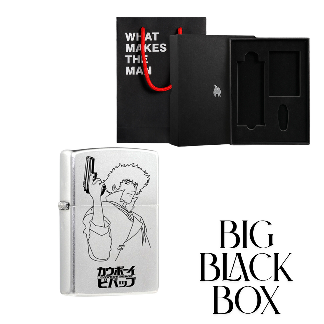 Cowboy Bebop Zippo Lighter - Pure Copper Laser Engraved Collectible