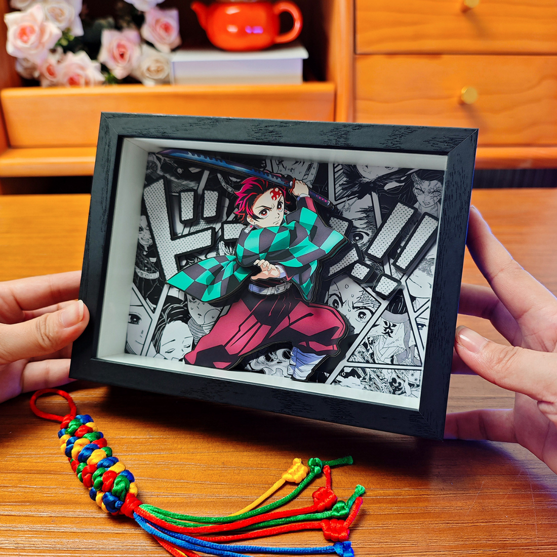 Demon Slayer 3D Frame – Kimetsu no Yaiba Nine Pillars Art