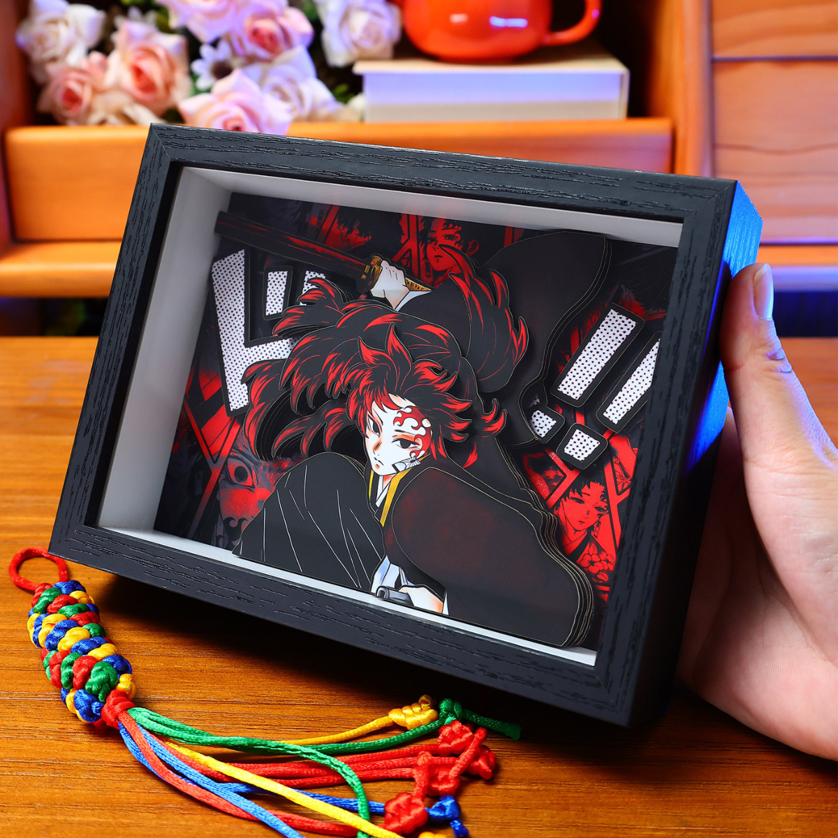 Demon Slayer 3D Frame – Kimetsu no Yaiba Nine Pillars Art