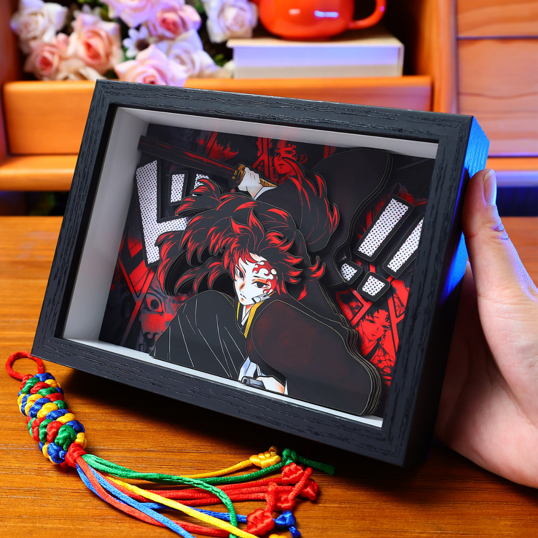 Demon Slayer 3D Frame – Kimetsu no Yaiba Nine Pillars Art