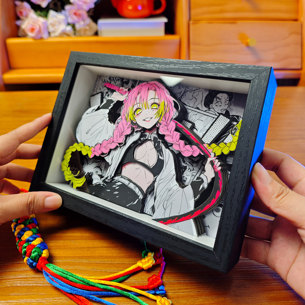 Demon Slayer 3D Frame – Kimetsu no Yaiba Nine Pillars Art