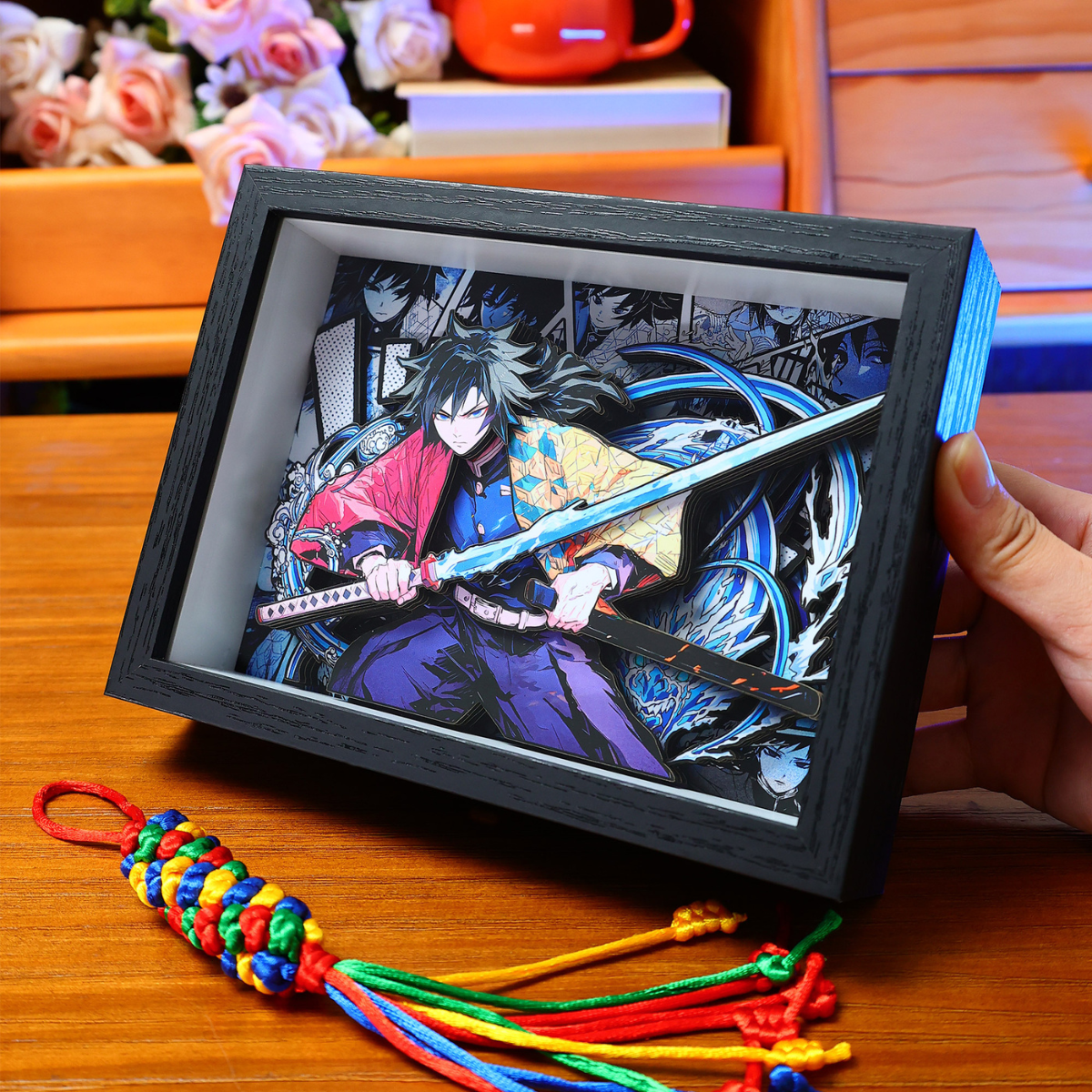 Demon Slayer 3D Frame – Kimetsu no Yaiba Nine Pillars Art