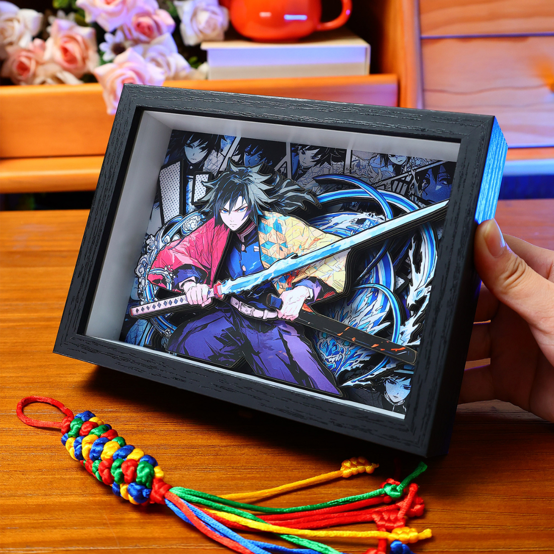 Demon Slayer 3D Frame – Kimetsu no Yaiba Nine Pillars Art